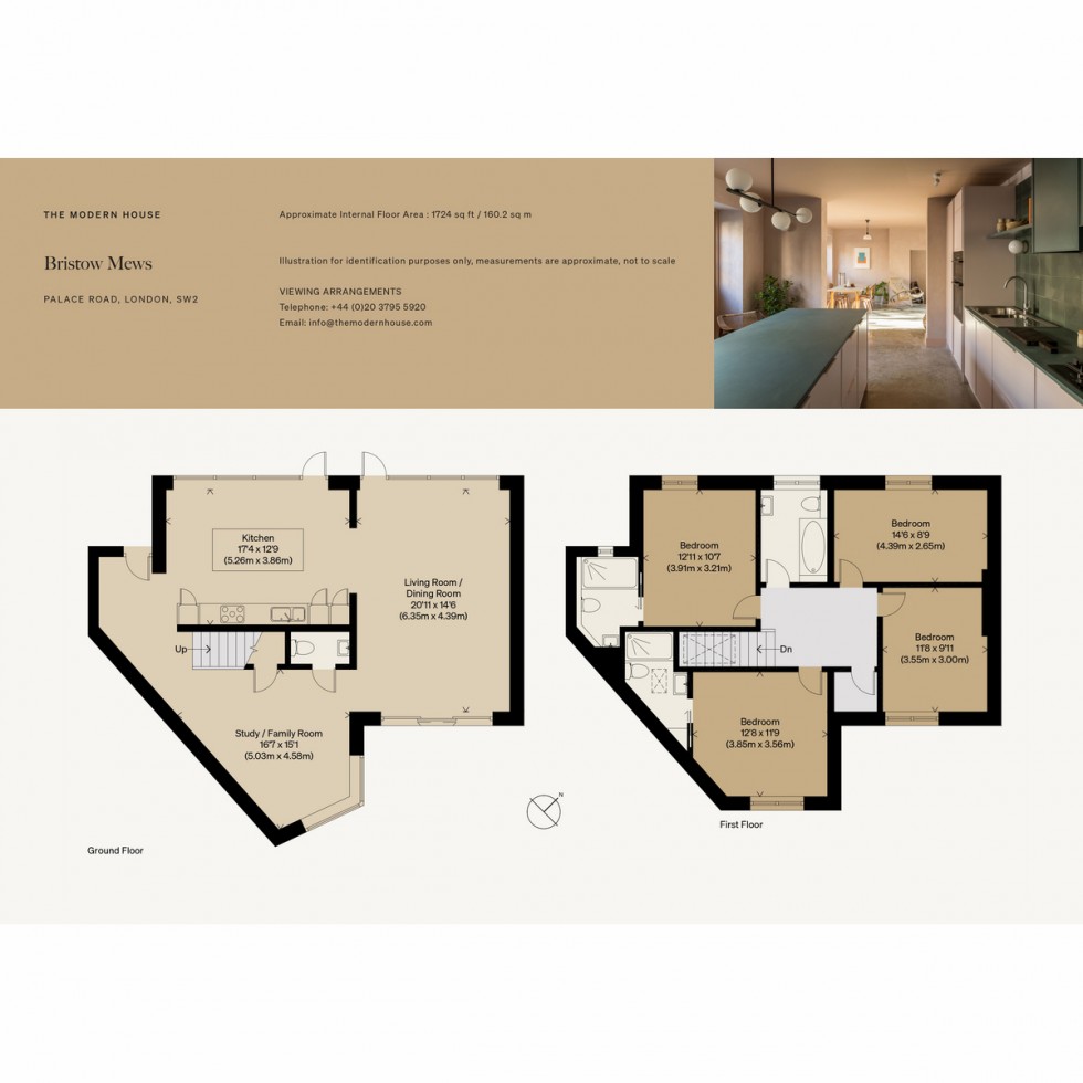 Floorplan for Unit 12a Bristow Mews, London, SW2