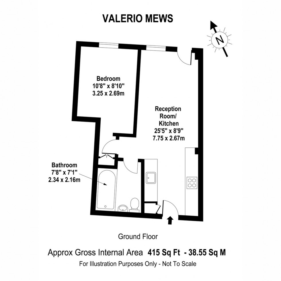 Floorplan for Valerio Mews, Islington, N1