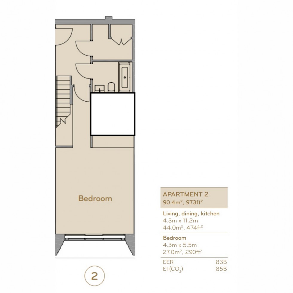 Floorplan for Hoover Building, Perivale, UB6