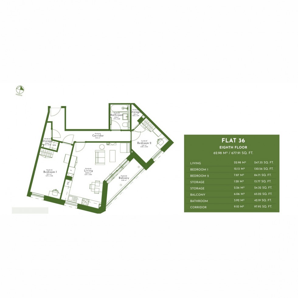 Floorplan for Unit 36 Kensal View, Kensal Green, NW10