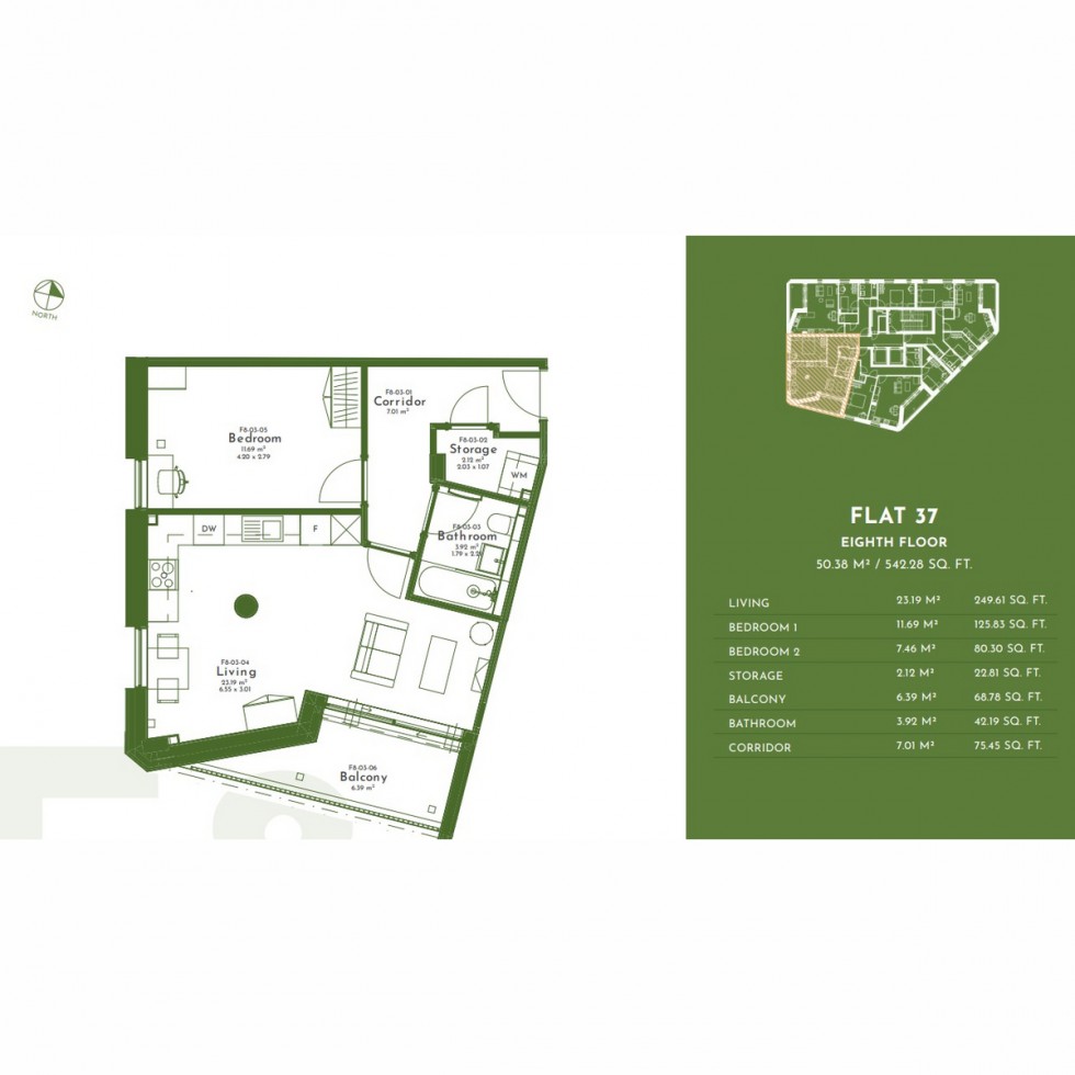 Floorplan for Unit 37 Kensal View, Kensal Green, NW10