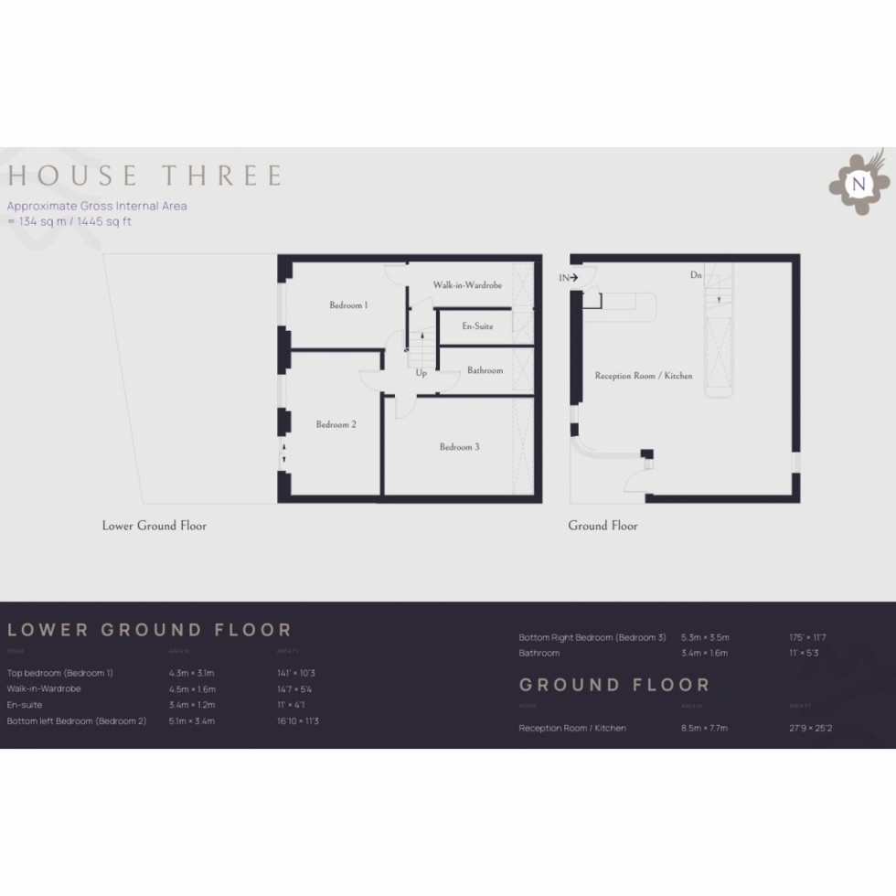 Floorplan for Unit 1003 Charles Mews, Alexandra Palace, N22