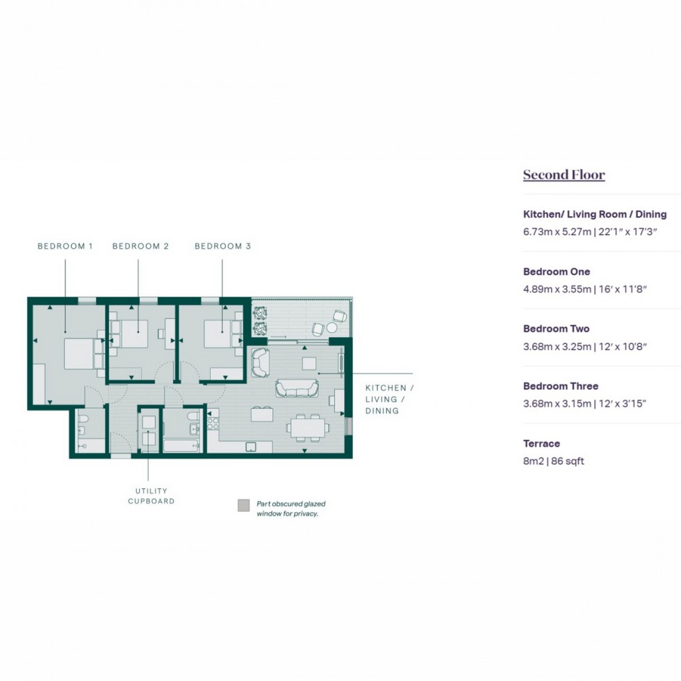 Floorplan for Unit 8 Print Makers, Bermondsey, SE1