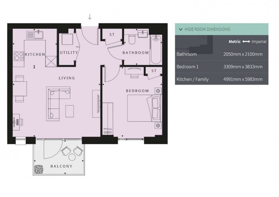 Floorplan for Meadowlark House Moorhen Drive, Hendon