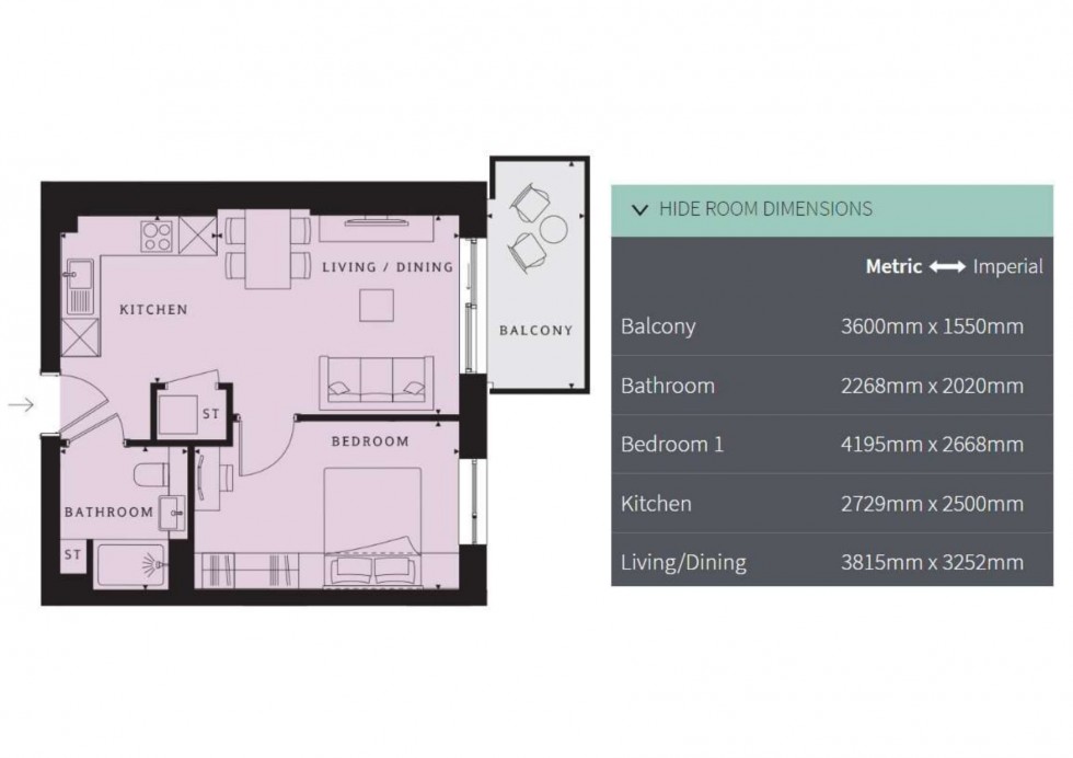 Floorplan for Harrow View, Harrow