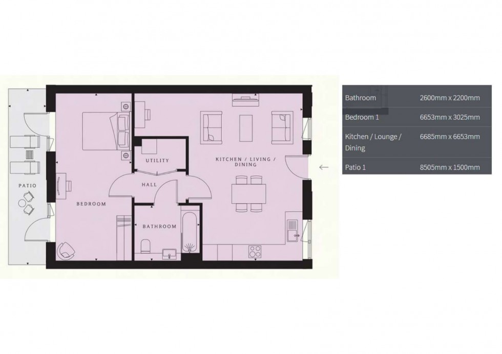 Floorplan for Glenburnie Road, London