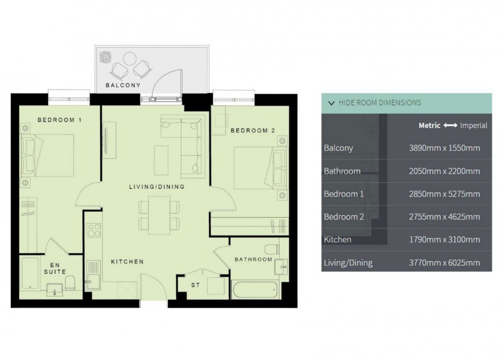 Floorplan for Harrow View, Harrow