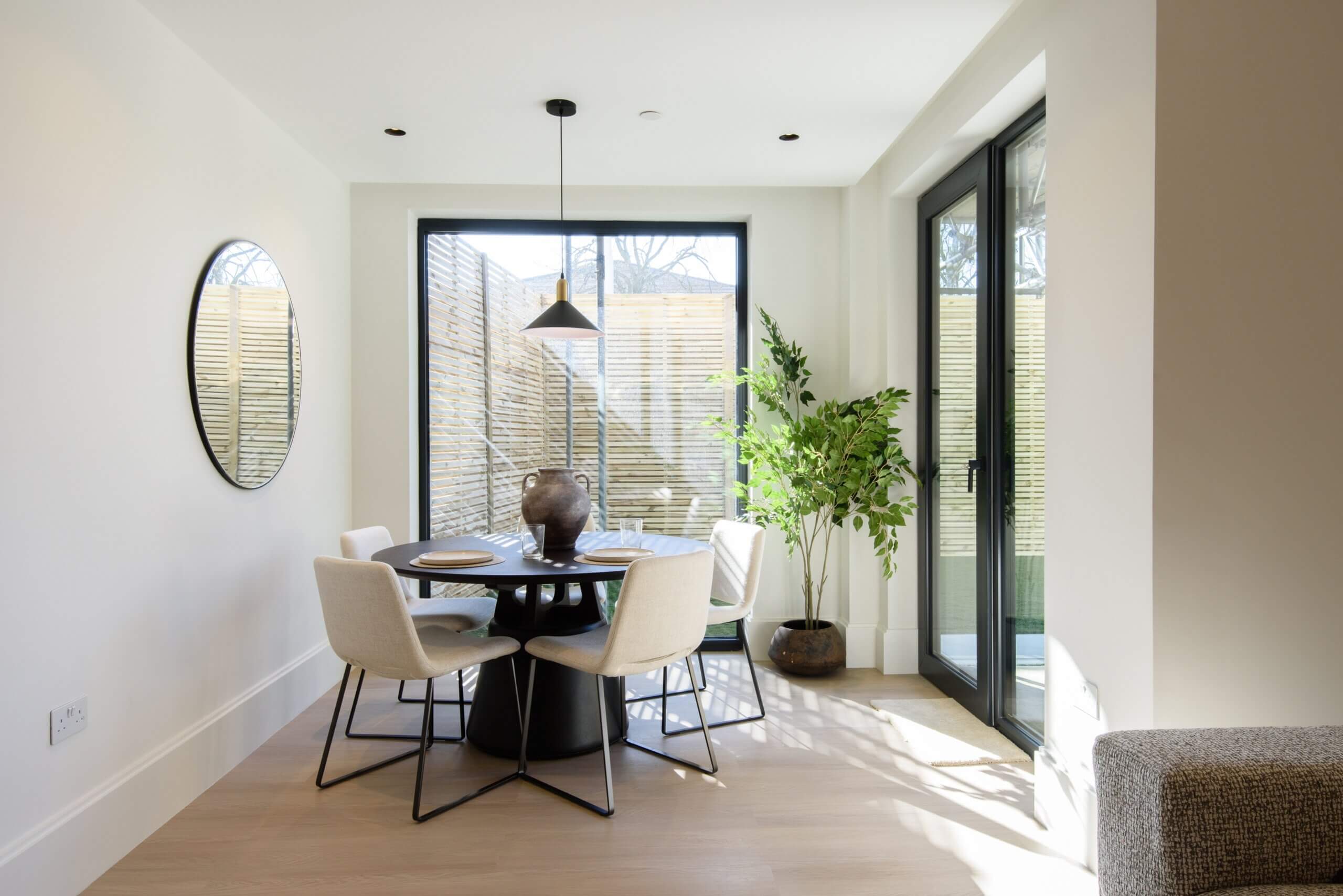 Modern Dining Area with Natural Light at Artscene, East Acton Lane London | Haus Properties