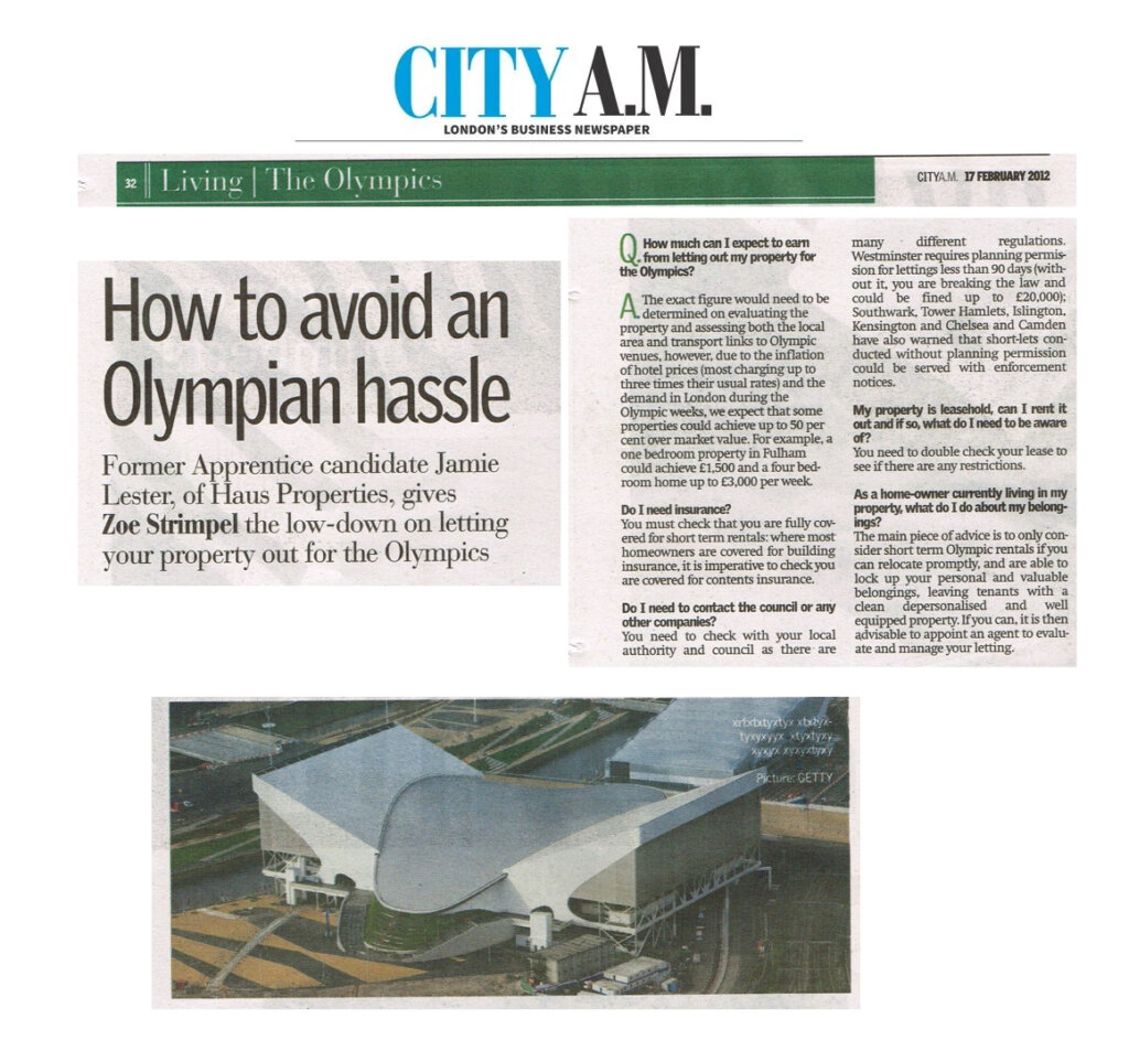 How to avoid an Olympian hassle