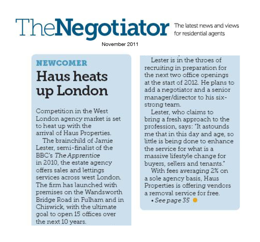 Haus heats up London